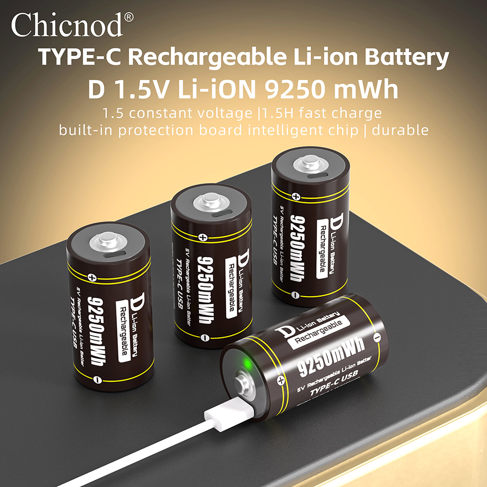 60V 50Ah Electric Scooter Battery - CHICNOD D-Lithium-Batterie, wiederaufladbar, Typ-C-Ladekabel, 1,5 V,