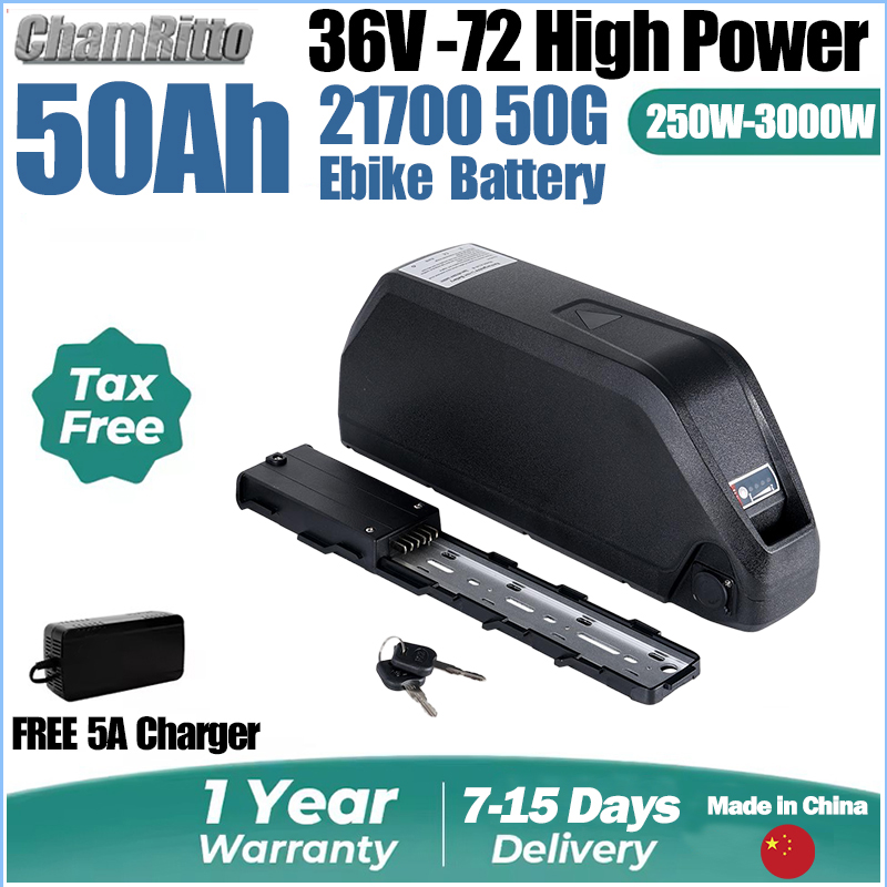 60V 50Ah Electric Scooter Battery - 48V 30AH E-Bike Akku 21700 Zellen