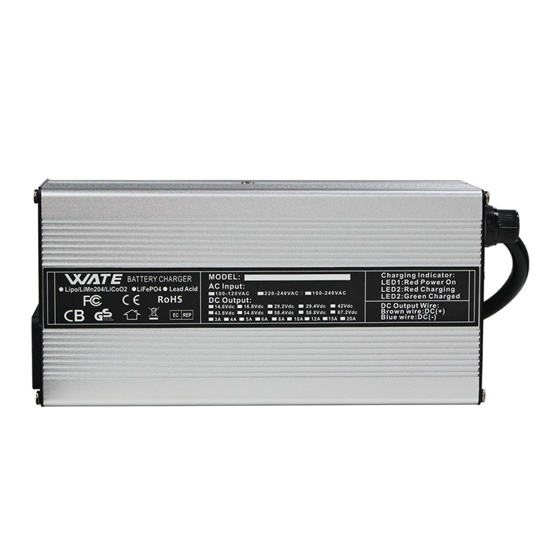 58,4 V 12 A LiFePO4-Akkuladege – 84V 20A Smart Charger Bewertung und Preis