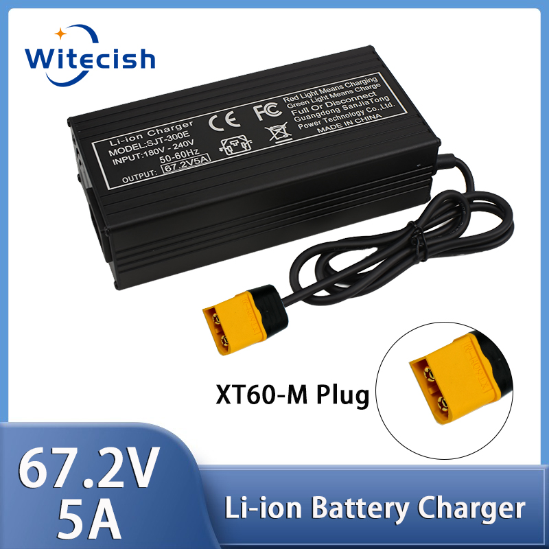 60V Schnellladegerät 67,2V/5A  – 84V 20A Smart Charger Bewertung und Preis