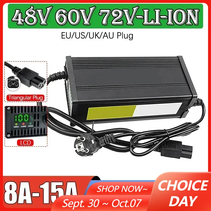 48V 60V 72V Elektrofahrzeug Li – 72V 15A Fast Charger Bewertung und Preis